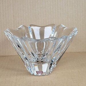 Orrefors Orion Round Bowl Crystal 5.5" W 3.5" H # 4642/11 Sweden